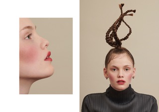 Sicky MAGAZINE - Various
Photographer: Maria Dominika
Styling: Kathrine Hempel
Hair&Make-up: Antje Krause
Model: Caro @ Mirrrs
Top: Isseymiyake
Earrings: Johanna Gauder